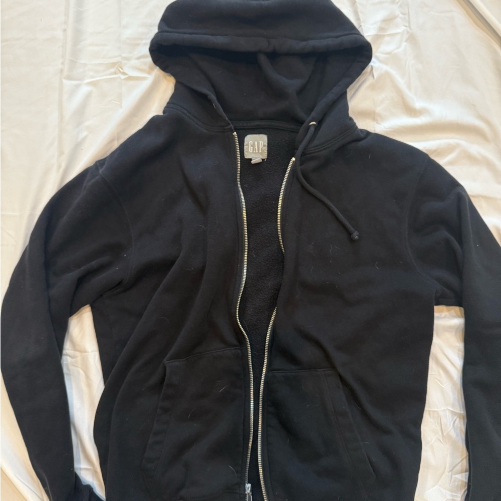 GAP Black Full-Zip Hoodie